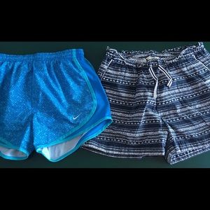 Women’s athletic and regular shorts